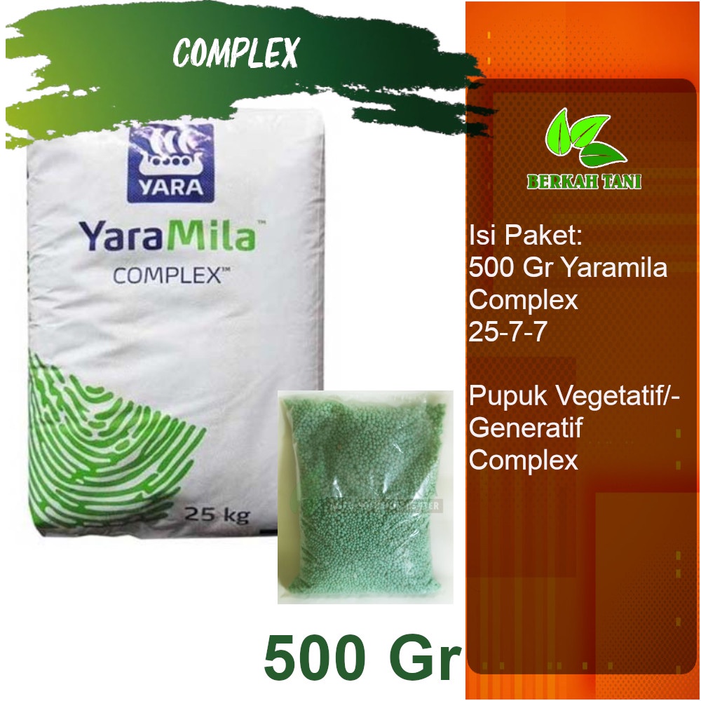 Jual Pupuk Npk Yaramila Complex Gram Plus Magnesium Sulfur Boron Shopee Indonesia