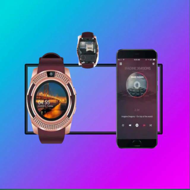 JAM TANGAN PRIA / SMARTWATCH V8 / V8 SMARTWATCH  GSM BLUETOOTH / smartwatch gsm