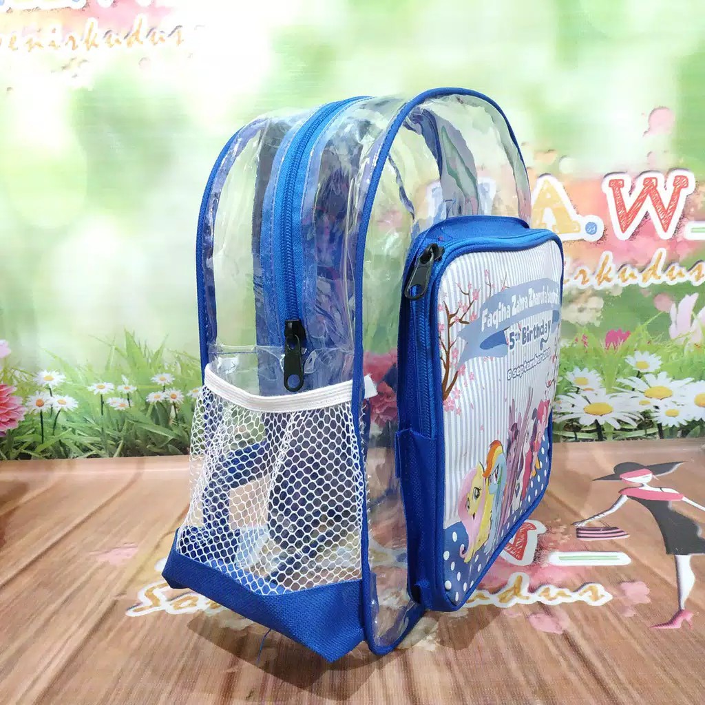 TAS SOUVENIR ULANG TAHUN / Tas Ransel mika tebal / Tas Souvenir / Tas Ulang tahun / TAS ULTAH-2