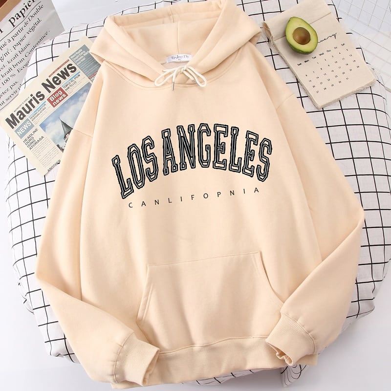 Los angeles hoddie sweater fashion remaja