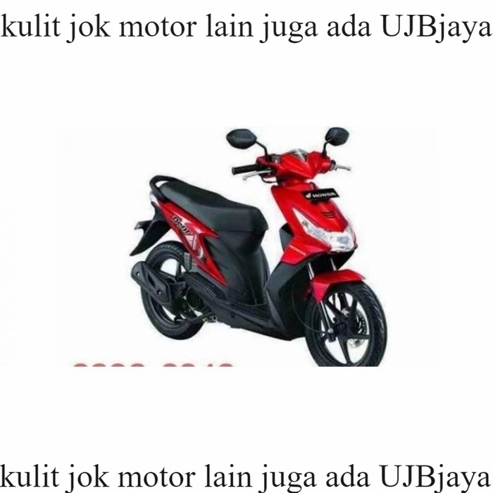 Kulit Jok Motor Beat Karbu BAHAN ORI Sarung Jok Motor Beat Karbu G3