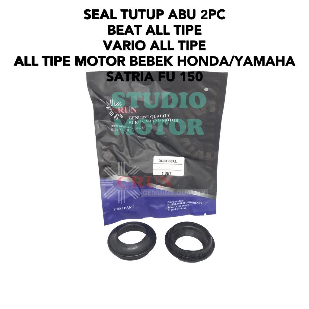 SEAL TUTUP ABU BEAT KARBU VARIO 110 125 150 ESP CBS SATRIA FU 150 GRAND SUPRA JUPITER VEGA MX ZR RR