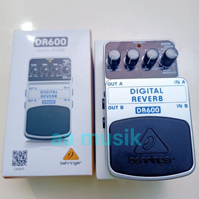 PEDAL EFFECT GITAR BEHRINGER DR600 MULTI REVERB ORIGINAL DR-600