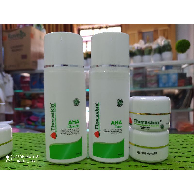 theraskin paket flek glowing