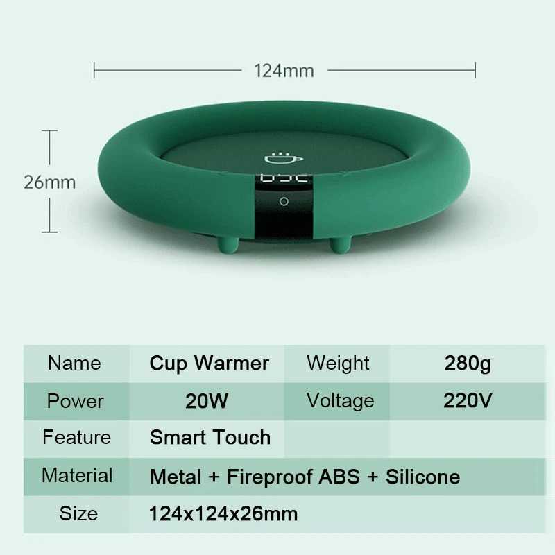 Luckima Tatakan Gelas Pemanas Coffee Cup Warmer Heating Pad 20W - LC23