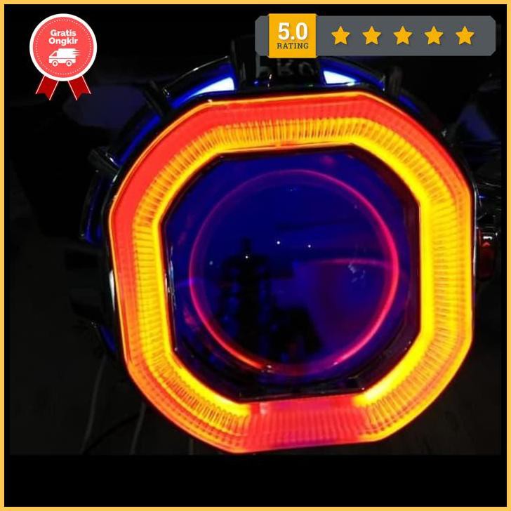 Projie Bi-Xenon Projector Lens - Putih Gratis889