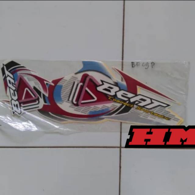 Striping Lis Sticker beat karbu 2009 putih