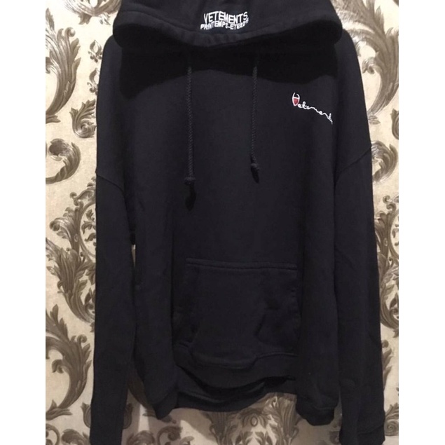 vetements hoodie reversible