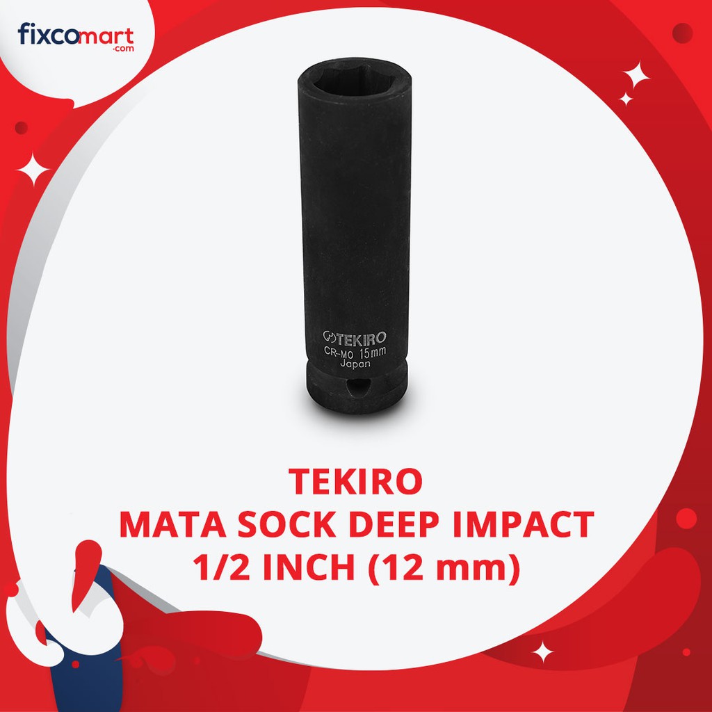 Tekiro Mata Sock Deep Impact 1/2 Inch 12 Mm 6Pt