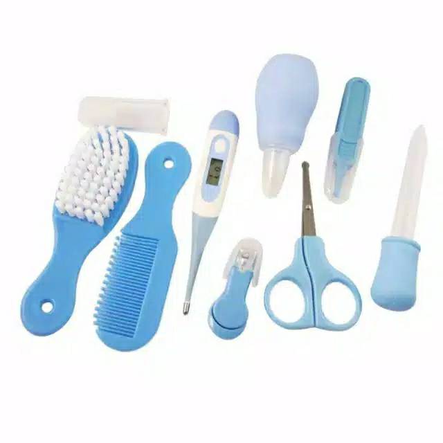 Baby Care Kit Set Perlengkapan Bayi 10 in 1 LENGKAP Termometer Gunting Kuku Sisir Bayi P42