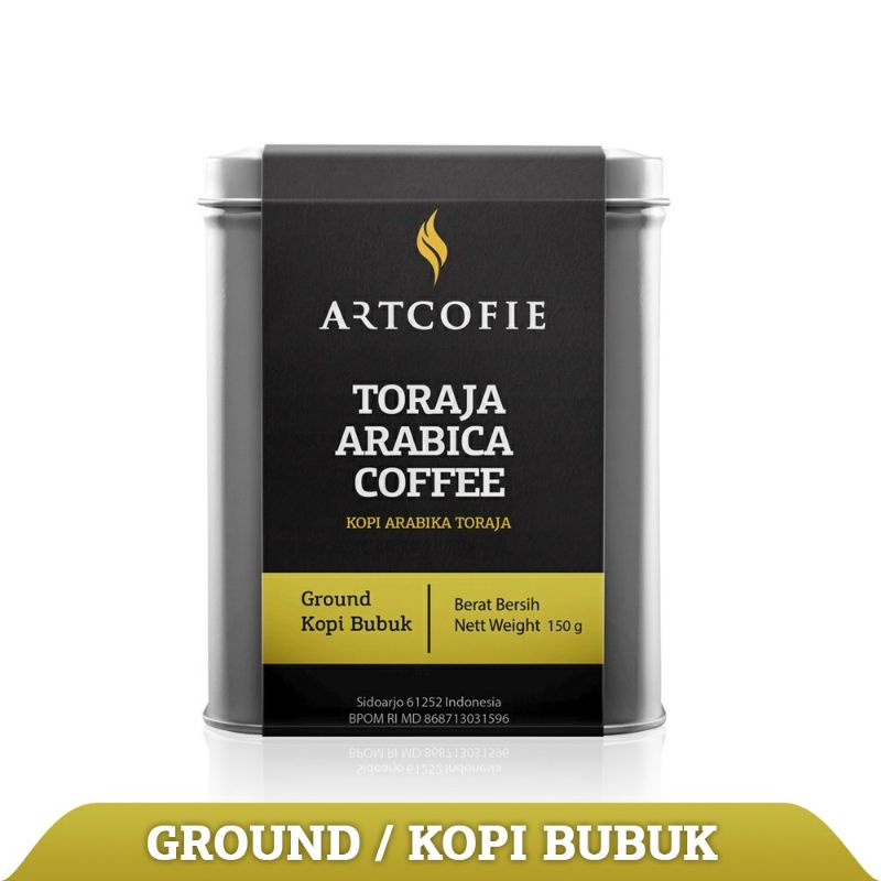 

kopi Artcofie Kopi Toraja Arabica Tin Box Ground