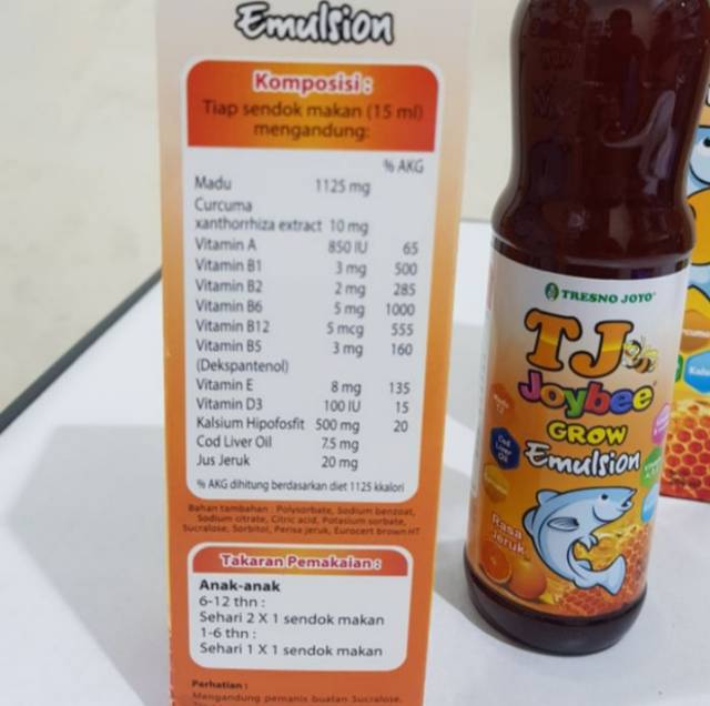 TJ Joybee Grow Emulsion 200ml Penambah Nafsu Makan Anak