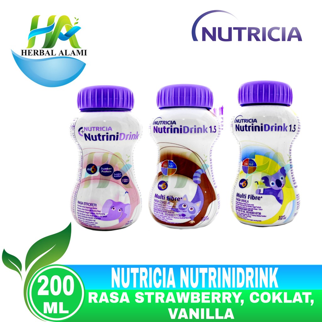 Nutricia Nutrinidrink 200ml - Susu cair