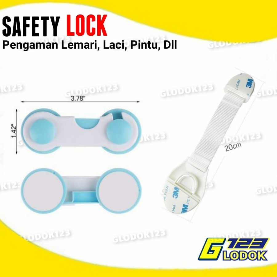 Kunci Pengaman Lemari Laci Pintu Baby Safety Lock