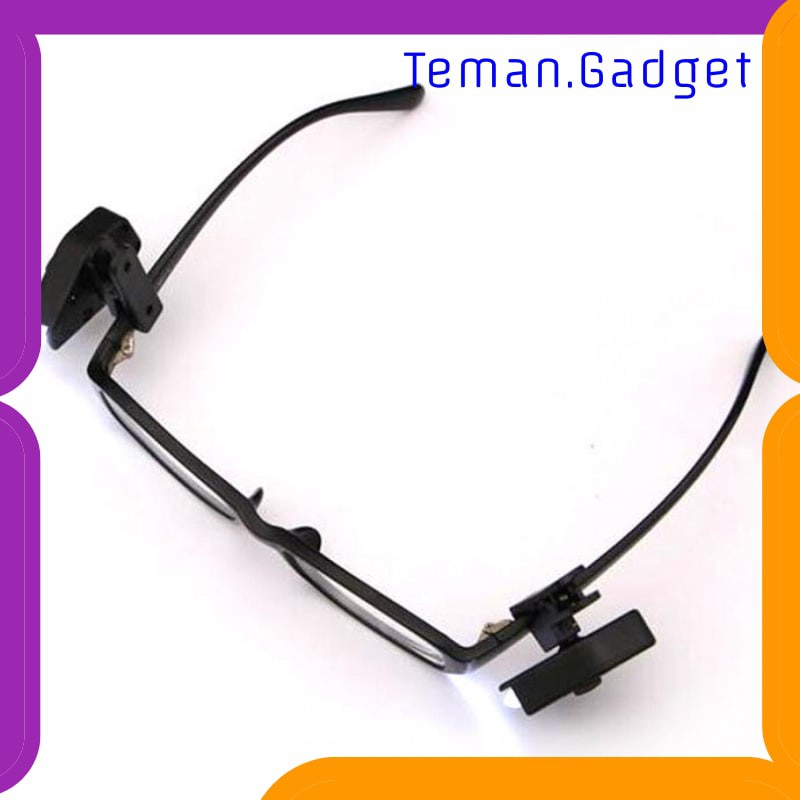 TG-IE097 TaffLED Lampu Baca LED Klip Kacamata Glasses Light 1Pcs ZMD00165