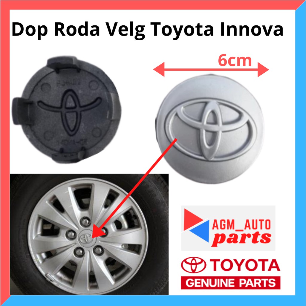 Dop velg toyota innova/dop velg mobil innova/tutup tengah velg toyota innova