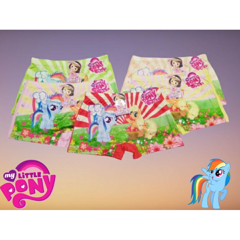 FAYLIN |CD Boxer anak perempuan/litle pony/size S.M.L/fay CDA 10