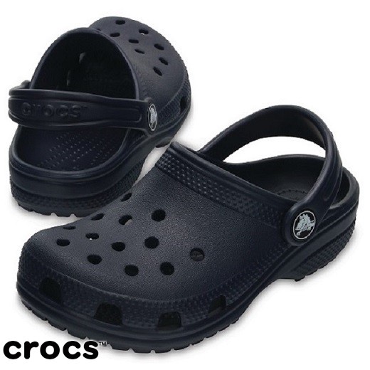 Crocs Classic kids / Sandal Crocs anak anak / Crocs classic clog anak unisex - Black -204536-410