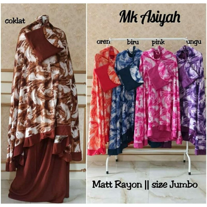 mukena katun rayon / mukena dewasa