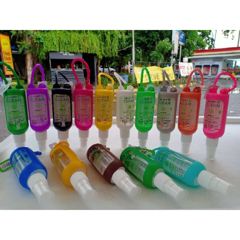 Secret Clean Sanitizer Liquid +  Silicone Case  60ml