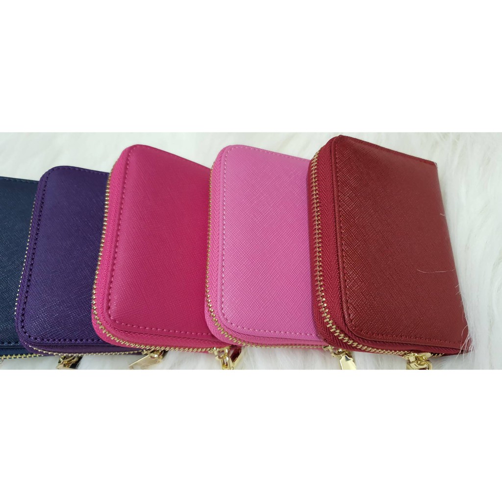 dompet kartu fashion card holder wallet PU leather libra