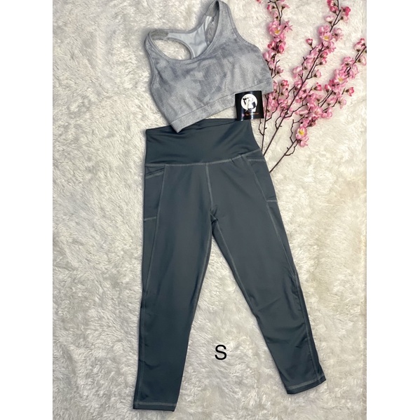 Set Active Sport Legging light grey+ bra sport Gottex