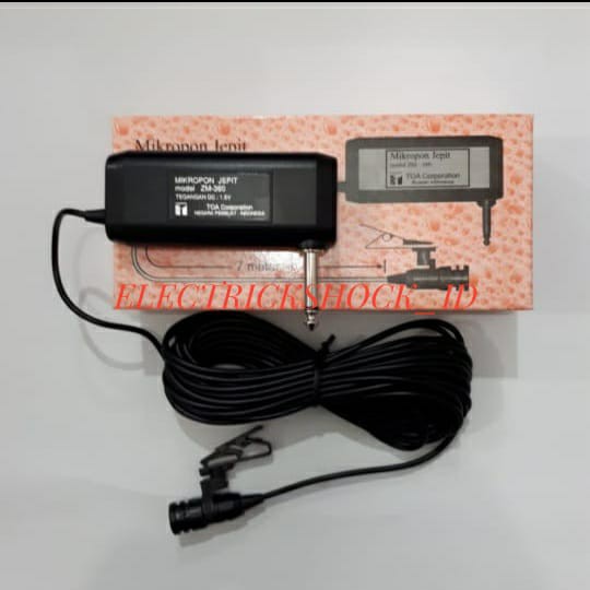 MIC JEPIT CLIP ON TOA ZM 360 / ZM360 XLR ORIGINAL