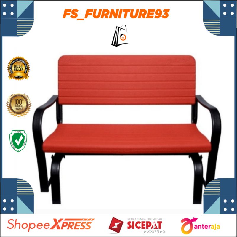 Kursi goyang/kursi ayun/kursi taman/kursi besi/kursi taman murah/kursi outdoor/kursi indoor