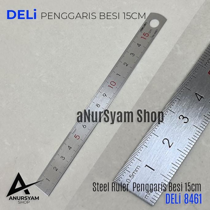 

DELi Steel Ruler 8461 15cm Penggaris Besi 15cm DELi Mistar Besi anursy44 Segera Dapatkan