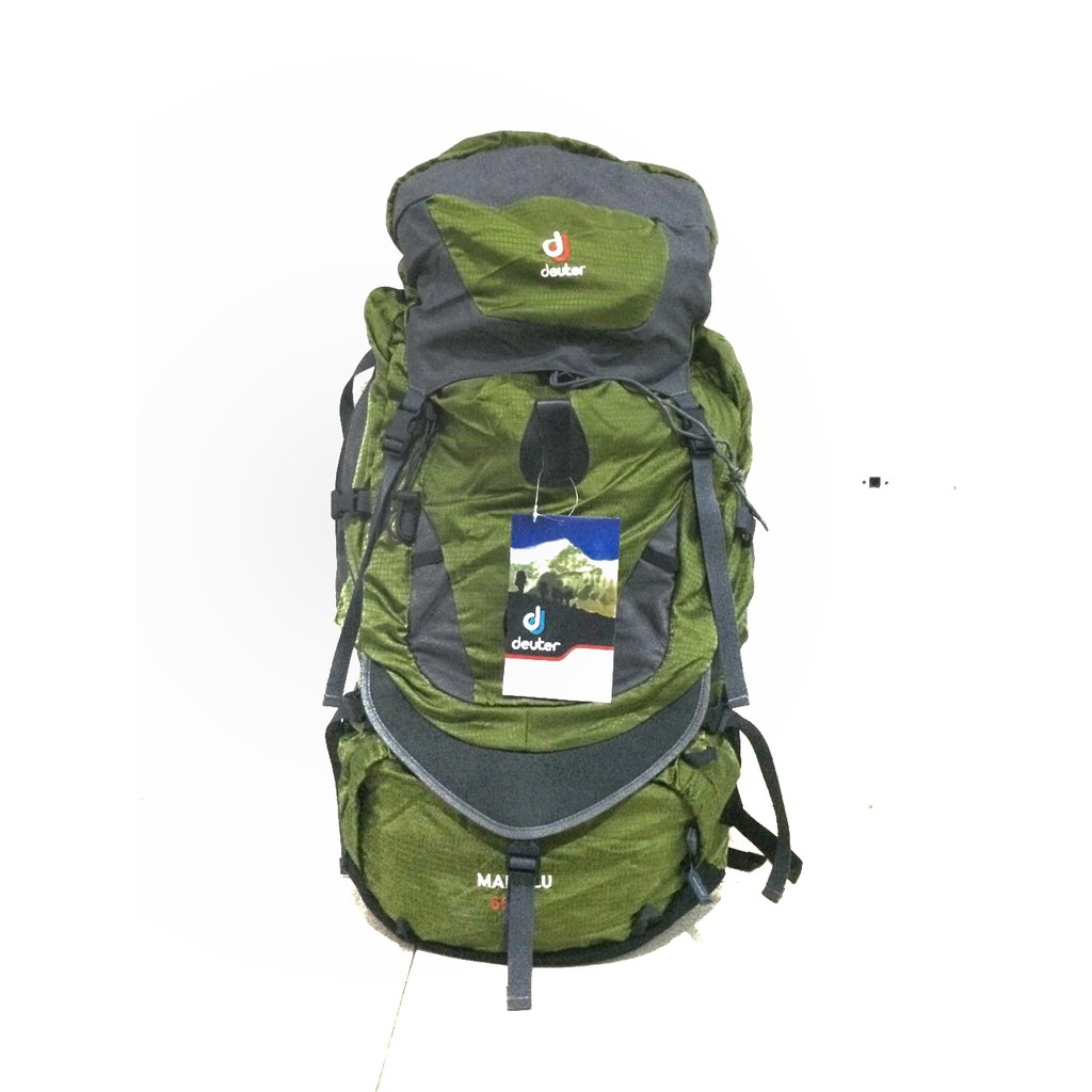 TAS GUNUNG DEUTER - CARRIER DEUTER - DEUTER MAKALU 60+15L - HIJAU