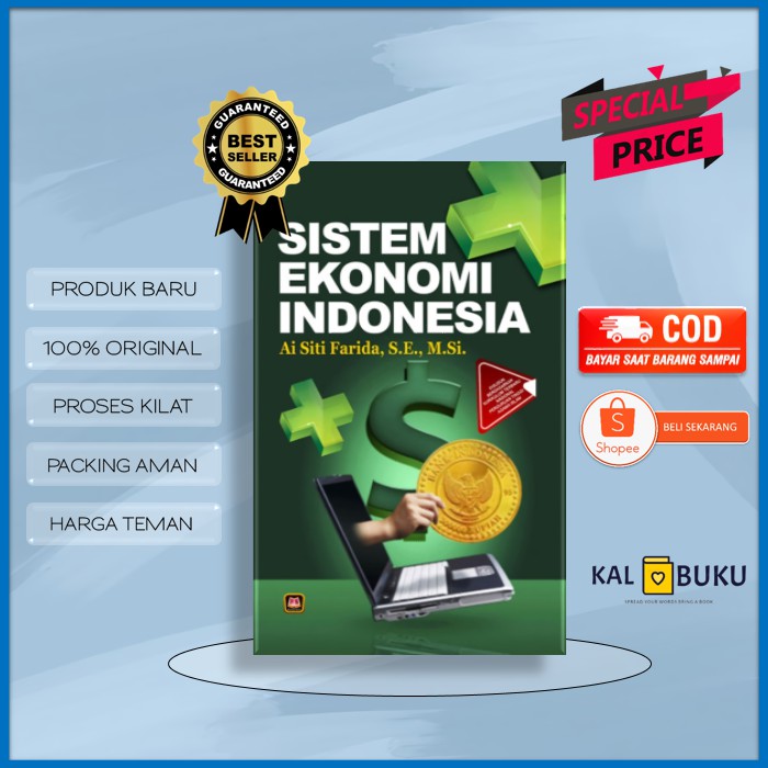 Jual Buku Sistem Ekonomi Indonesia Karya Ai Siti Farida Terbitan ...