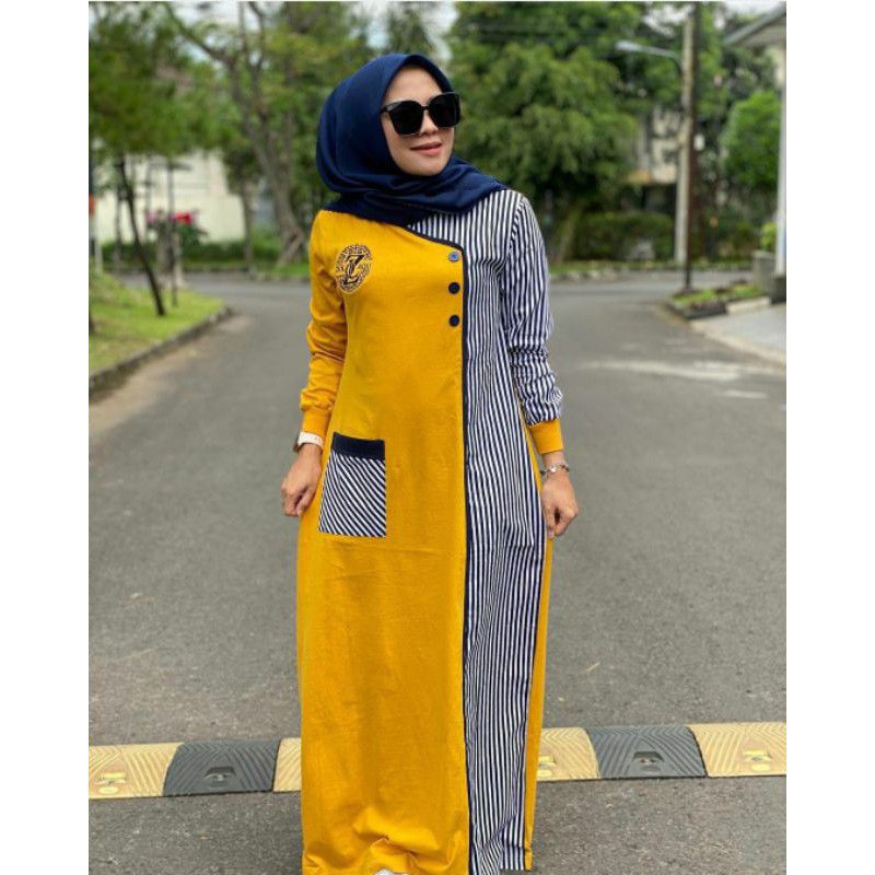 gamis zolaqu/gamis sporty/gamis casual by K&you