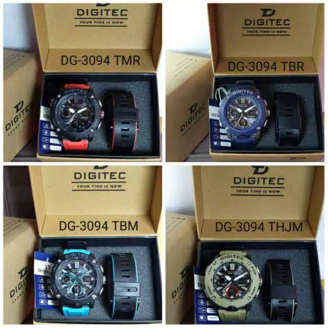 JAM TANGAN PRIA DIGITEC 3094 ORIGINAL