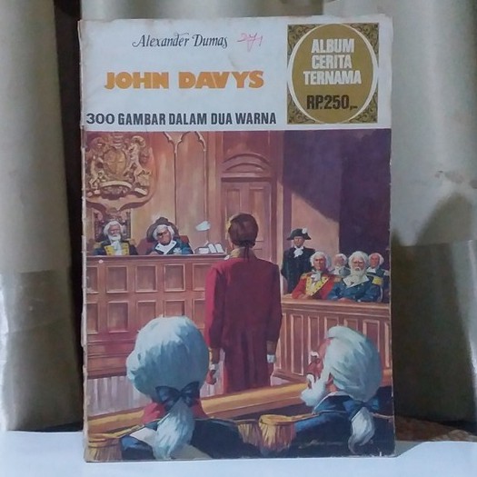 Komik Album Cerita Ternama John Davys - Alexander Dumas cetakan 1979