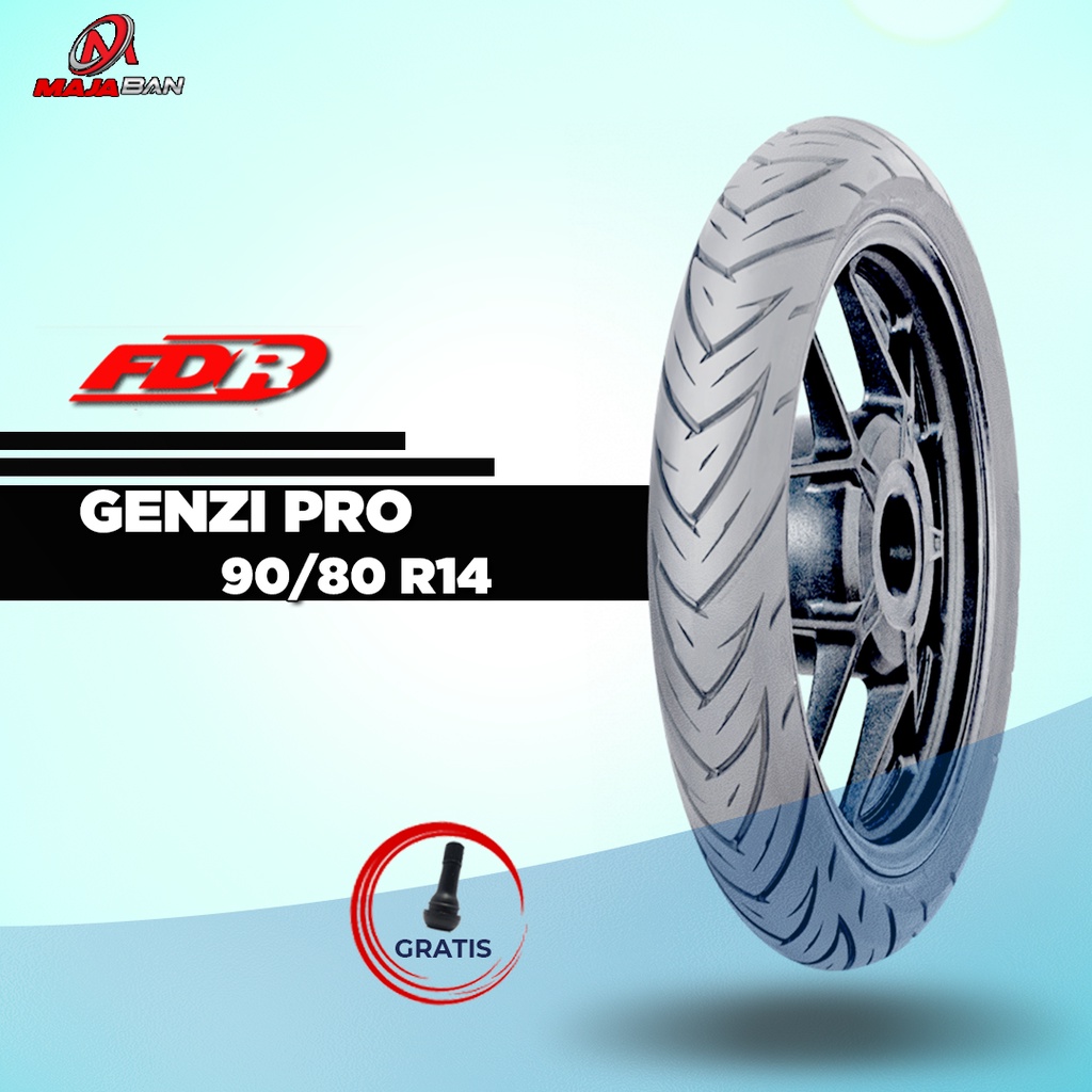 Ban Tubeles Motor Matic// FDR GENZI PRO 90/80 Ring 14 Baru