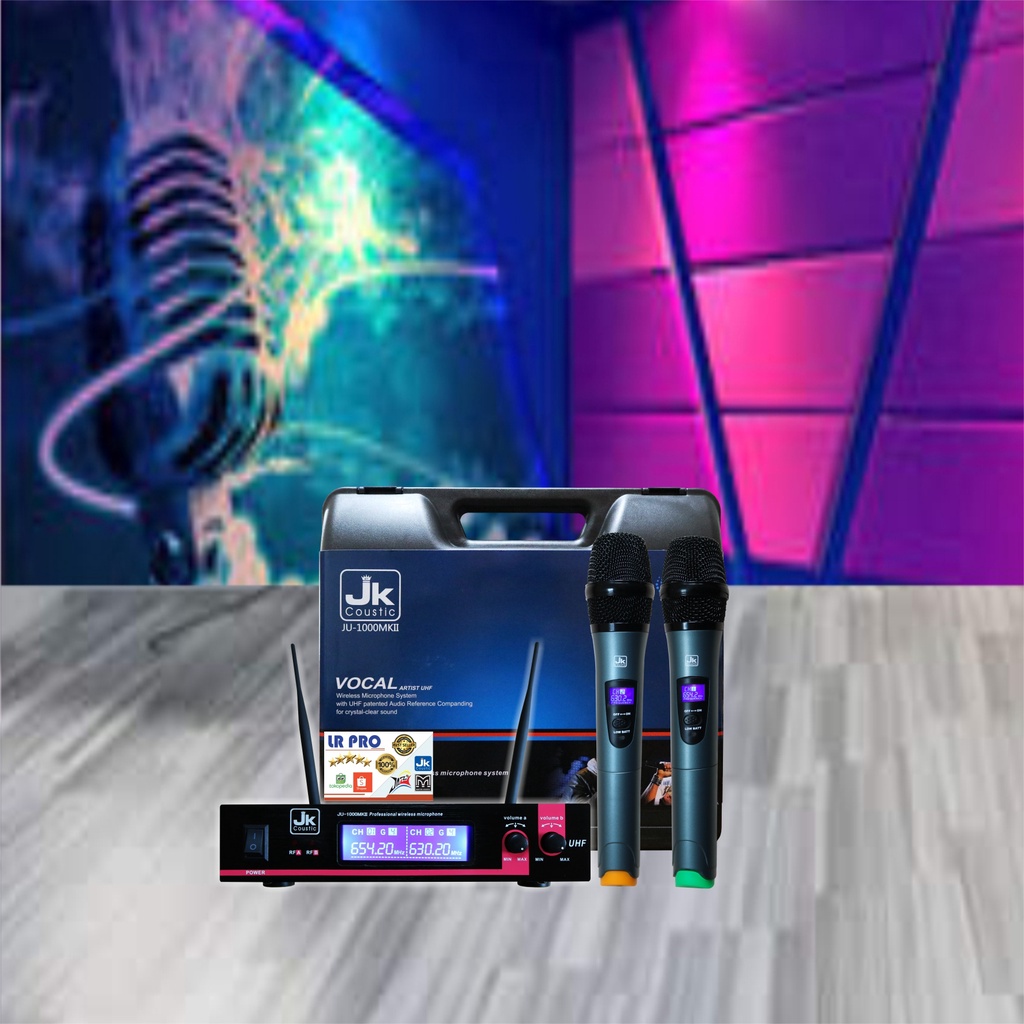 Microphone Wireless Mic Jk Coustic JU 1000 MK II
