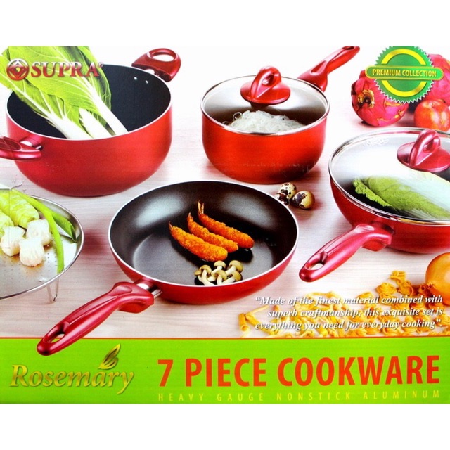 PANCI SET SUPRA ROSEMARY 7PC TEPLON / ANTI LENGKET