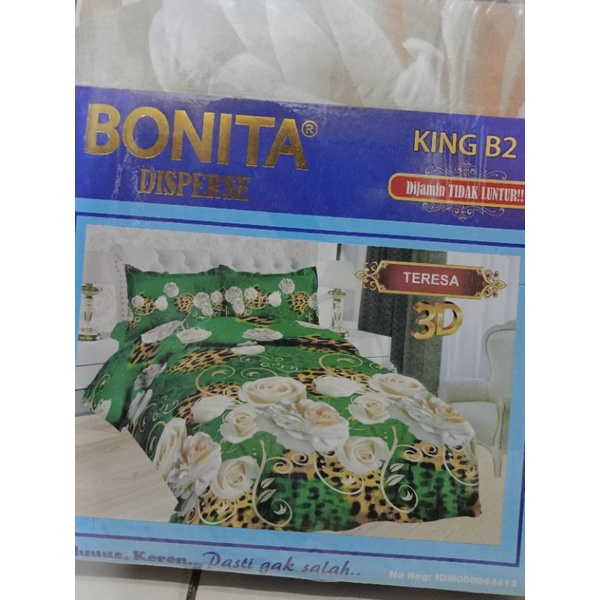 Sprei Bonita 180x200 motif bunga