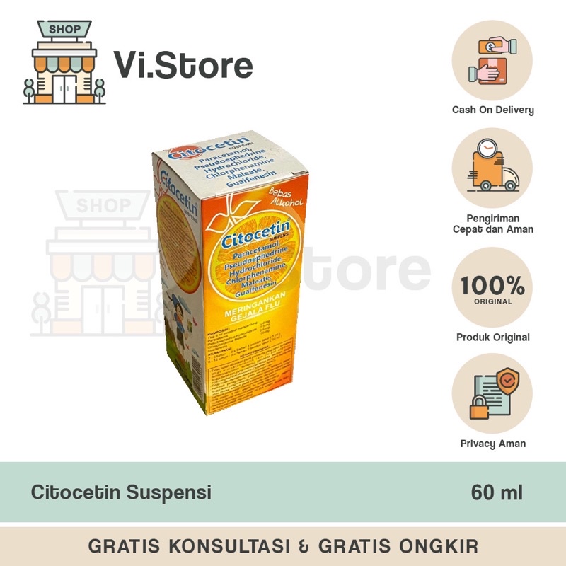 Citocetin Suspensi 60 ml