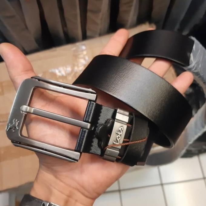 Ikat Pinggang Pria Lois Kulit Asli Import