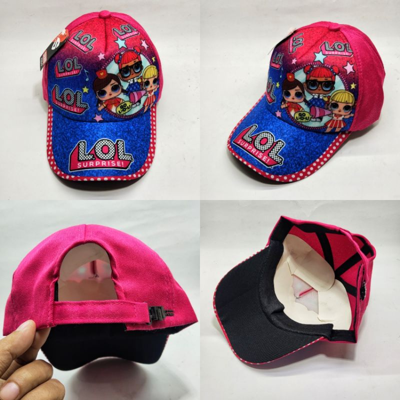 Topi anak perempuan topi karakter topi BTS lol kuda pony