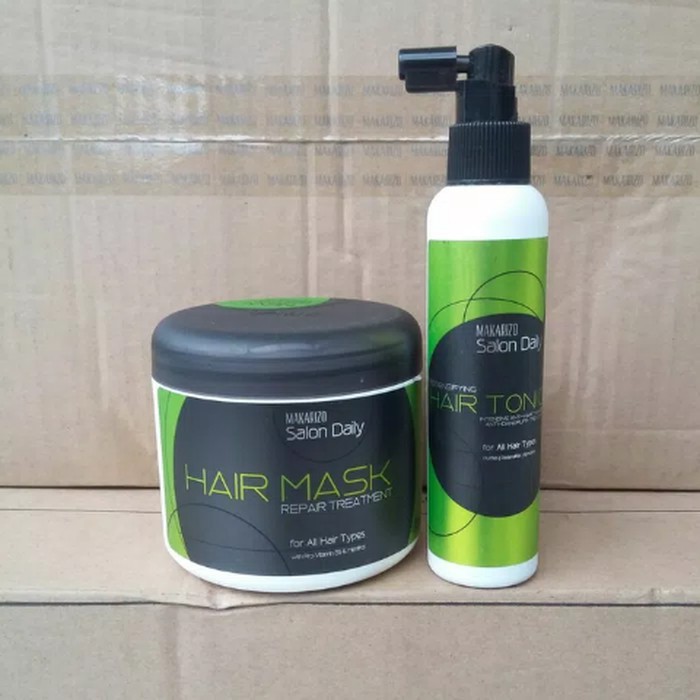Makarizo Salon Daily Hair Mask Dan Hair Tonic