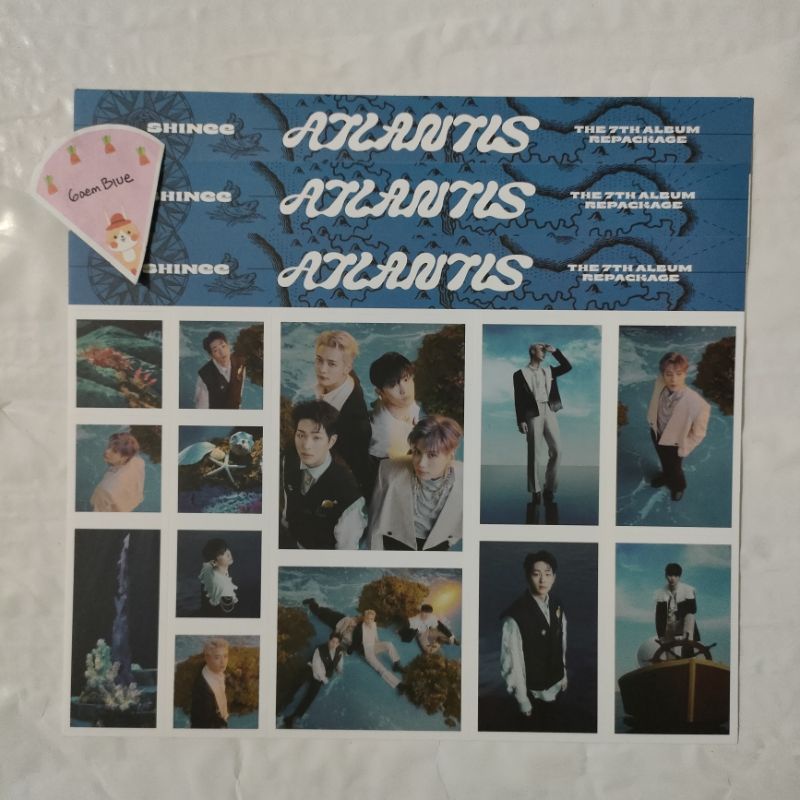 [READY STOCK] SHINee The 7th Album Repackage ‘Atlantis’ - Sticker Ocean Onew Minho Key Taemin