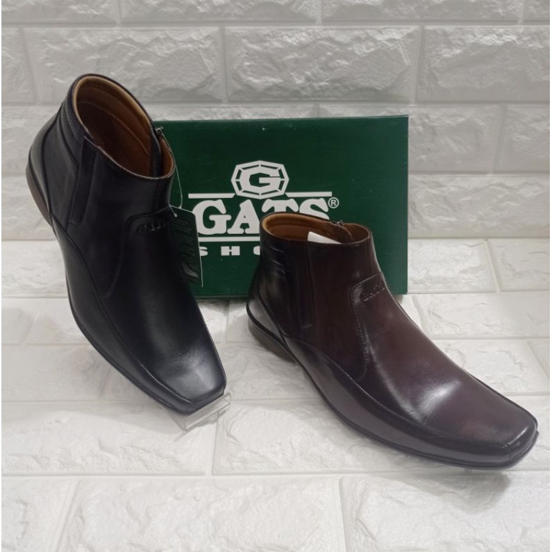 SEPATU BOOT PRIA KULIT GATS ZU 051 ORIGINAL