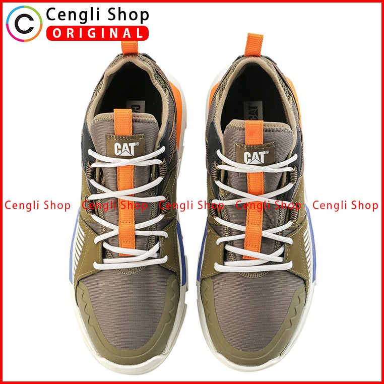 SEPATU CATERPILLAR CASUAL ORIGINAL SNEAKER KETS PRIA KULIT ASLI TERBARU CAT-02