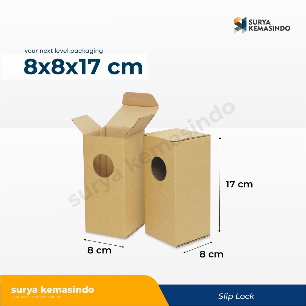 

Box 8x8x17 (woelanshop) Kardus/boxpayung/boxtumbler/Kardusmini/Karduskecil/Boxkecil/Karton/Kartonmini/Kemasan/Hampers/Gift/sliplock/Tinggi17