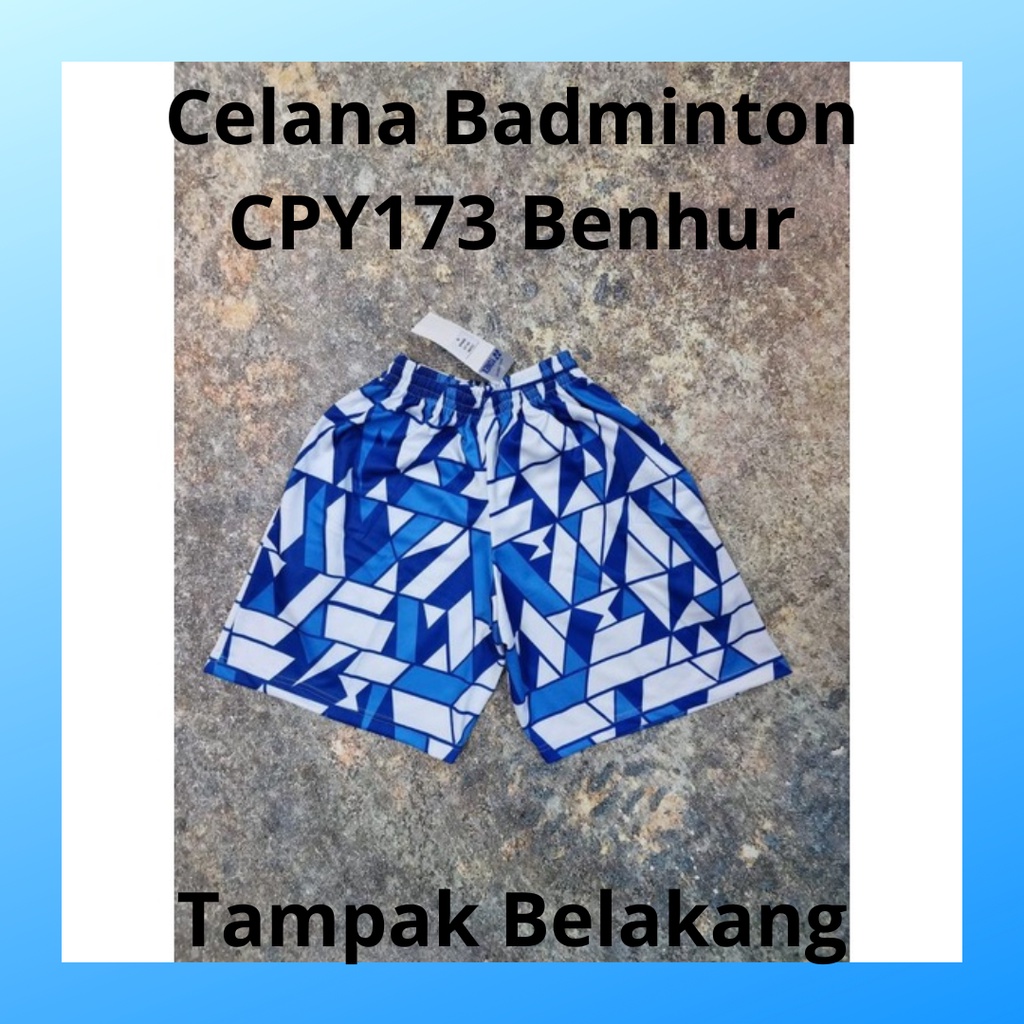 Celana badminton pria manset pendek futsal outfit short pants bawahan wanita bulutangkis dewasa kostum sepak bola pakaian olahraga surfing apparel menset sport casual sepeda compression suit base layer voli CPY173 benhur