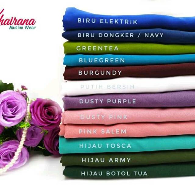 Khimar khairana bahan yoris size L