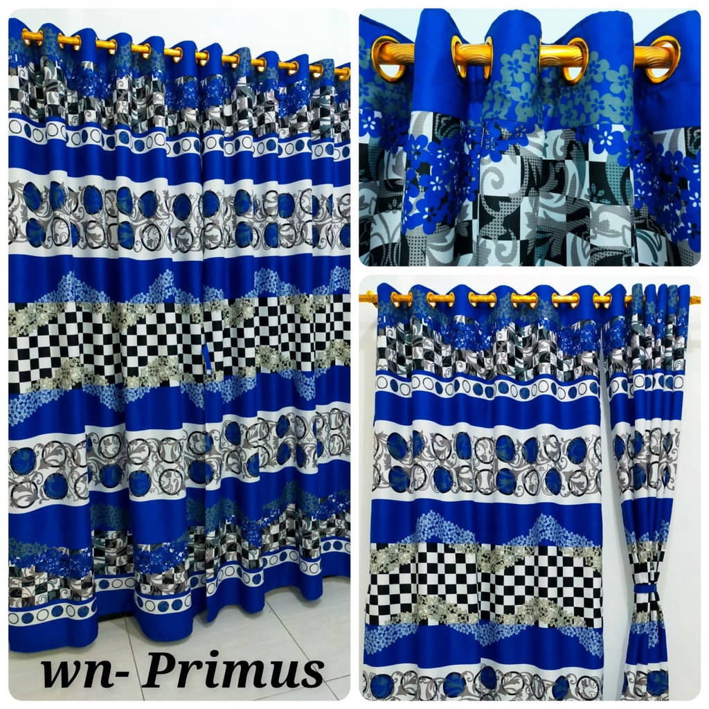 Watygrosir Gci twins motif baru gorden smokring besar 12 ring uk 135x220 produksi sendiri