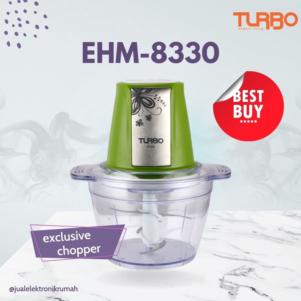 Turbo NEW Chopper Blender / Pencacah dan Penggiling Daging EHM8330